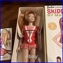 Vintage SKIPPER Doll REDHEAD #950 (1964) Straight Legs Orig BOX Swimsuit