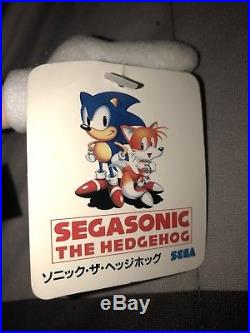 Vintage SegaSonic Plush Summer Time Sailor Sonic/Tails Japan 1994 NWT RARE