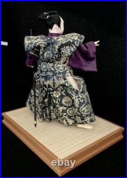 Vintage Showa-Period Samurai Doll Kuroda Bushi, Kamishimo and Spear