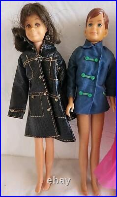 Vintage Skipper Barbie Dolls, Japan 1963 Lot Of 5 Rare Find 9 In