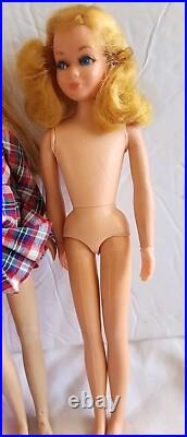 Vintage Skipper Barbie Dolls, Japan 1963 Lot Of 5 Rare Find 9 In
