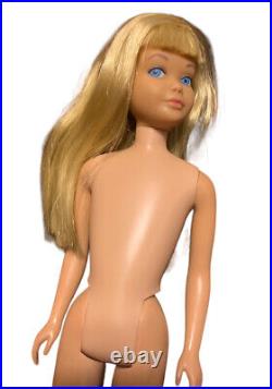 Vintage Skipper Blonde Straight Legs Lemon Gorgeous Hair No Green Barbie Doll