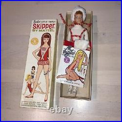 Vintage Skipper Doll #2 No. 950-Red Head Original Box, Stand &skating Outfit Rare