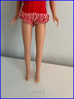 Vintage Skipper Doll Titian Red Head Red Straight Leg 1963 Japan Test Market
