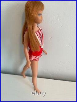 Vintage Skipper Doll Titian Red Head Red Straight Leg 1963 Japan Test Market