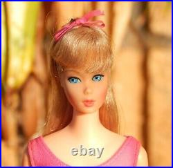 Vintage Standard Barbie in ROSE Box SUNKISSED Blonde 1st Issue All Original