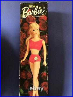 Vintage Standard Barbie in Roses Box, Swimsuit