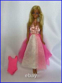 Vintage Sunset Barbie Malibu PJ Doll Twist & Turn Japan Mattel 1966 TNT Tan Girl