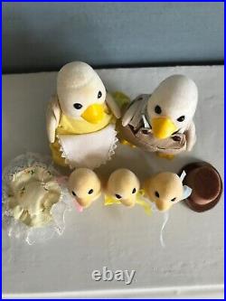 Vintage Sylvanian Families Complete Puddleford Ducks Family 1988 Calico Critters