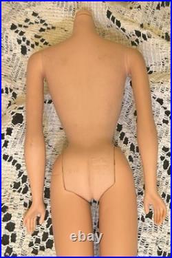 Vintage TM #4 Ponytail Barbie Doll Body With Nipples