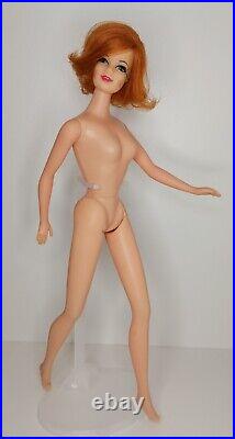 Vintage TNT Barbie Doll STACEY Twist N Turn #1165 Titian Red Hair Flip 1969