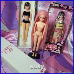 Vintage Takara Jenny Doll Lot x3 Japanese Barbie Takara Kimono Rare OOAK Reroot