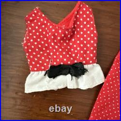 Vintage Tammy Doll Ideal Switchables Red White Polka Dot Pants & Top Barbie