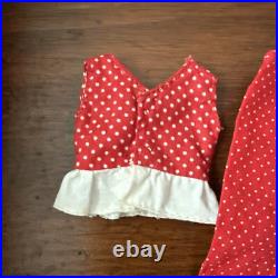 Vintage Tammy Doll Ideal Switchables Red White Polka Dot Pants & Top Barbie