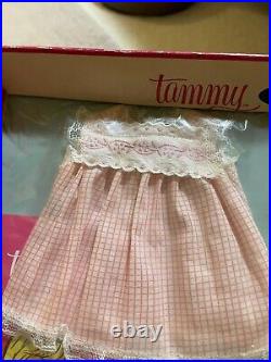 Vintage Tammy'Sleepy Time' pink check pajamas mint in Box rare 1960
