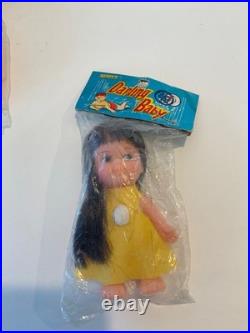 Vintage Toy Baby Dolls Assorted Lot of 6 Hong Kong, Japan 1960's New Old Stock