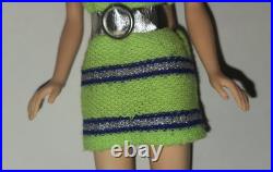 Vintage Twist N Turn Barbie In Complete Vintage Now Knit Outfit, HTF Hat- Scarf