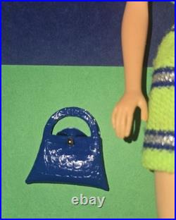 Vintage Twist N Turn Barbie In Complete Vintage Now Knit Outfit, HTF Hat- Scarf