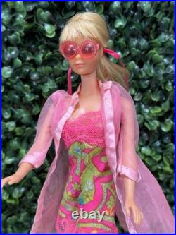 Vintage Twist N Turn PJ Doll w Barbie Underliners #1821- Robe Shoes & Glasses