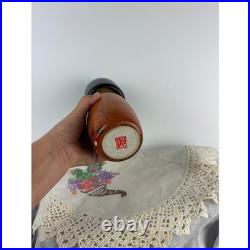 Vintage Usaburo Kokeshi Doll Japanese Hand-Painted Wood Signed