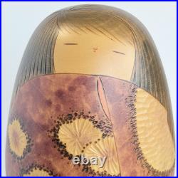 Vintage Usaburo Sosaku Kokeshi Doll 8.3 Waiting for Spring Creative Art Japan