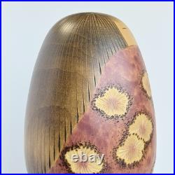 Vintage Usaburo Sosaku Kokeshi Doll 8.3 Waiting for Spring Creative Art Japan