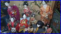 Vintage YAMAHA KYUGETSU DOLLS, Samurai And More Lot Of 10 Japanese A