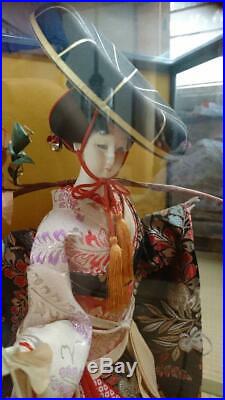 Vintage japanese doll kimono Geisha beautiful Figure Kyoto Japan Traditional