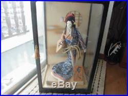 Vintage japanese doll kimono Geisha beautiful Figure Kyoto antique 53.0cm 20.8