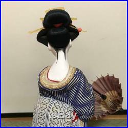 Vintage japanese doll kimono Geisha beautiful Figure Kyoto antique Japan 34.0cm