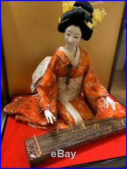 Vintage japanese doll kimono Geisha beautiful Figure Kyoto antique no case
