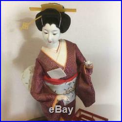 Vintage japanese doll kimono Geisha beautiful Japanese Kyoto Figure 52.0cm 20.4