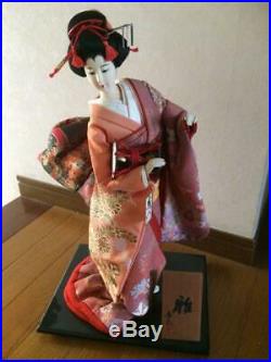 Vintage japanese doll kimono Geisha beautiful hair Japanese Maiko Figure 18.5in