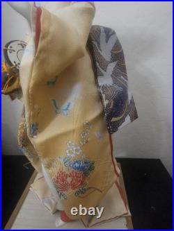 Vintage japanese geisha doll oyama