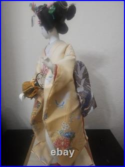 Vintage japanese geisha doll oyama