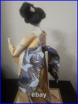 Vintage japanese geisha doll oyama