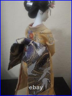 Vintage japanese geisha doll oyama