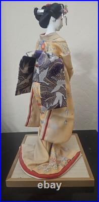 Vintage japanese geisha doll oyama