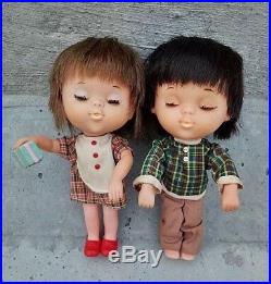Vintage rubber fran nar moppets Lover shiba japan doll