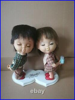 Vintage rubber kawaii fran nar moppets Lover shiba japan doll