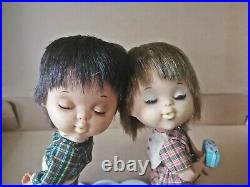 Vintage rubber kawaii fran nar moppets Lover shiba japan doll