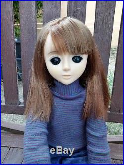 Vintage sekiguchi big eye japan doll 25in