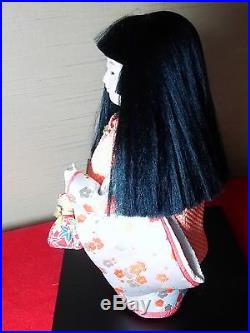 Vintage very cute Japanese girl doll beautiful kimono from JAPAN #1030