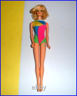 Vtg 1165 Mattel 1969 Stacey Tnt Barbie Doll Blonde Hair Flip