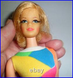 Vtg 1165 Mattel 1969 Stacey Tnt Barbie Doll Blonde Hair Flip