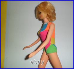 Vtg 1165 Mattel 1969 Stacey Tnt Barbie Doll Blonde Hair Flip