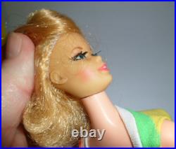 Vtg 1165 Mattel 1969 Stacey Tnt Barbie Doll Blonde Hair Flip