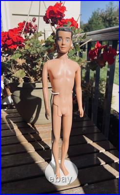 Vtg 1960's Titan Bubble Cut Barbie #850 Ken #750 Dinner at Eight and Accessories