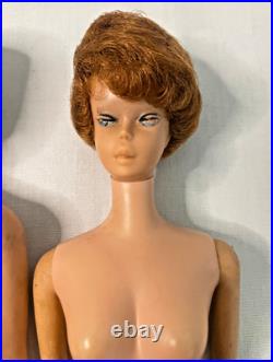 Vtg 1960's Titan Bubble Cut Barbie #850 Ken #750 Dinner at Eight and Accessories
