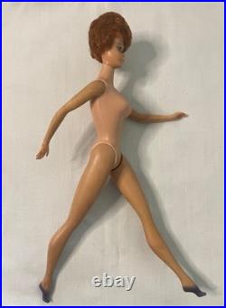 Vtg 1960's Titan Bubble Cut Barbie #850 Ken #750 Dinner at Eight and Accessories